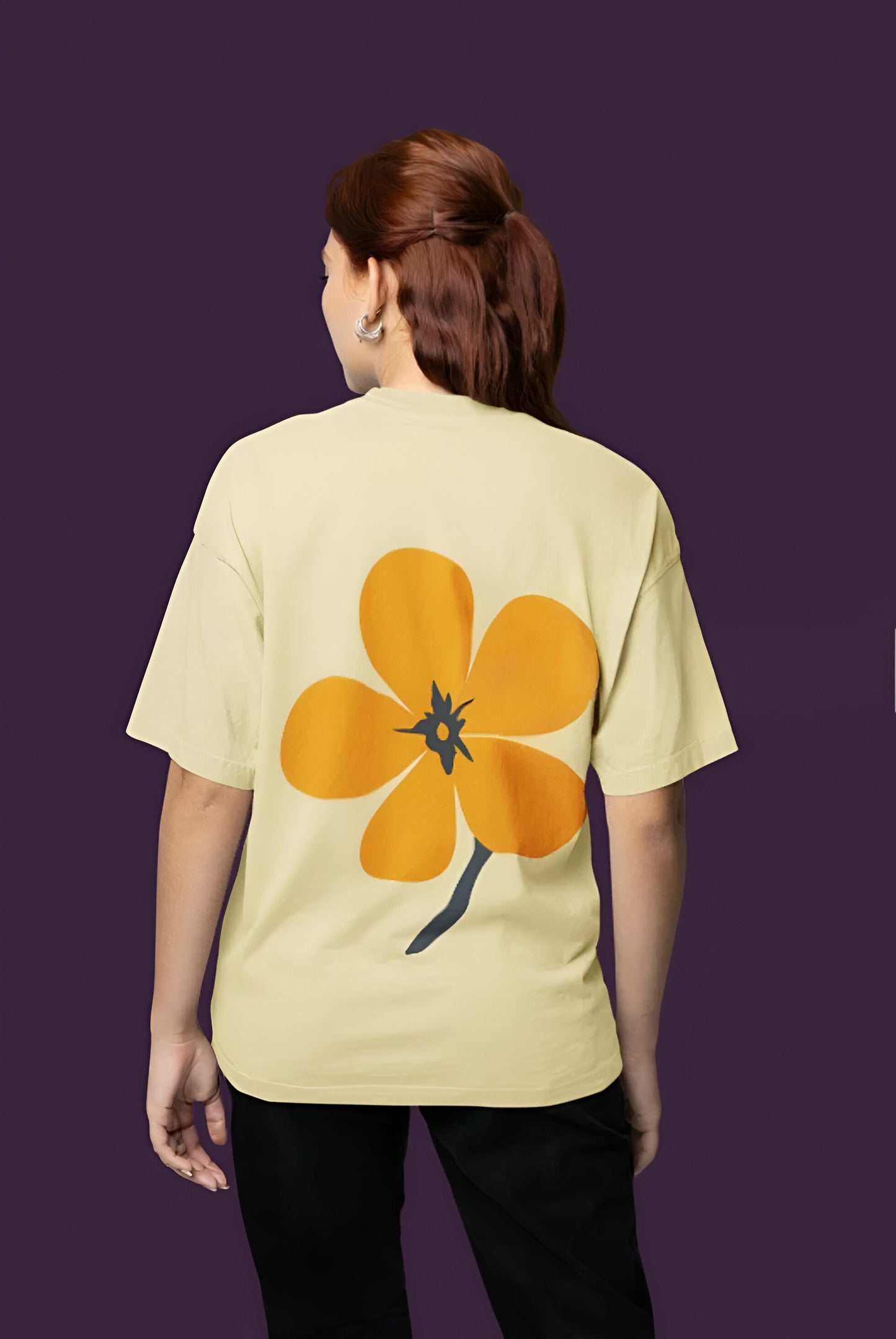She Bloomed Loud - Oversized Tshirt