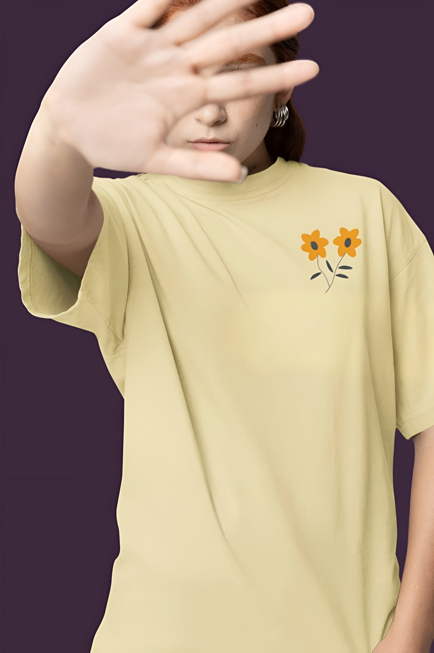 She Bloomed Loud - Oversized Tshirt