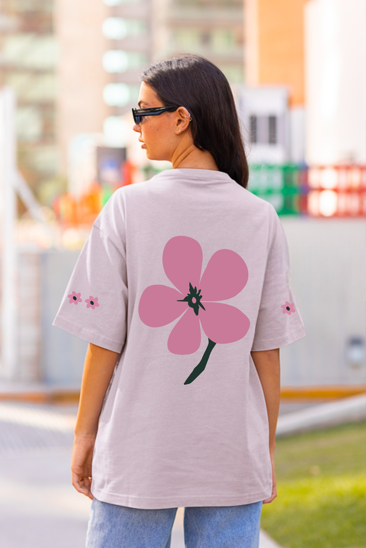 She Bloomed Loud - Oversized Tshirt