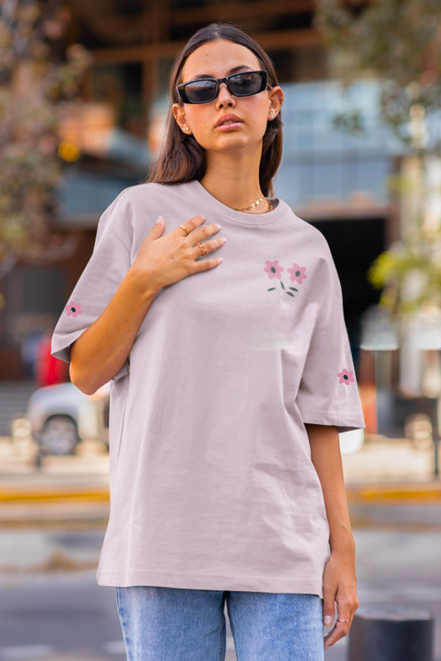 She Bloomed Loud - Oversized Tshirt