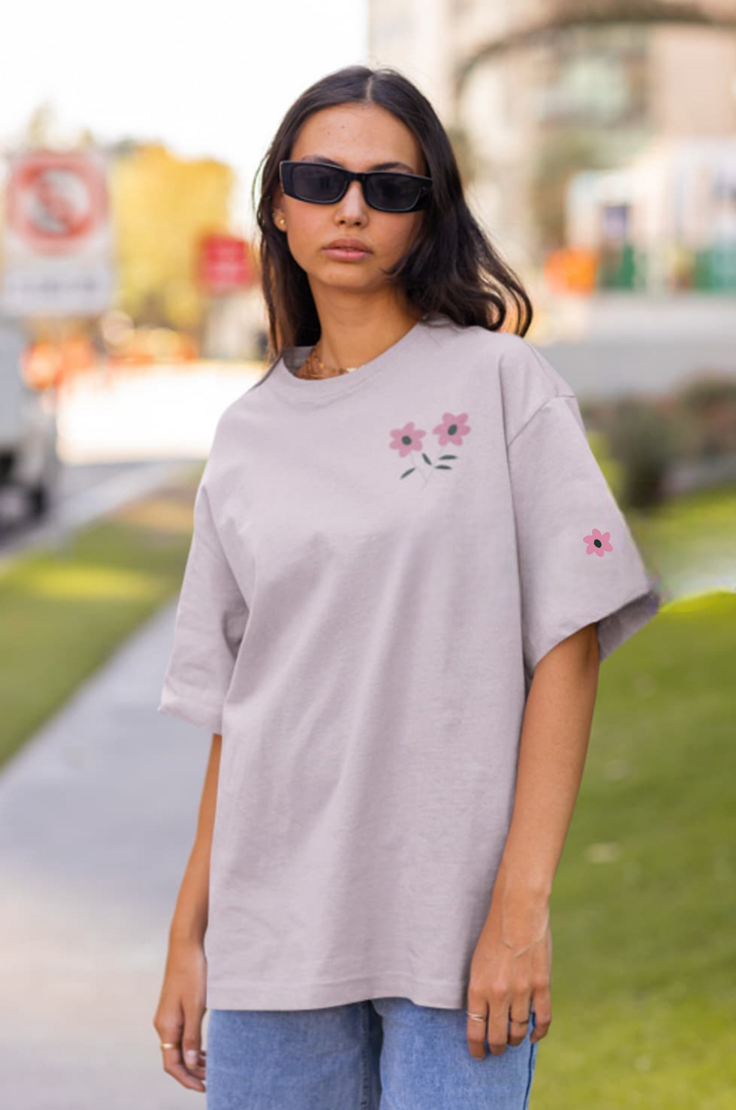 She Bloomed Loud - Oversized Tshirt