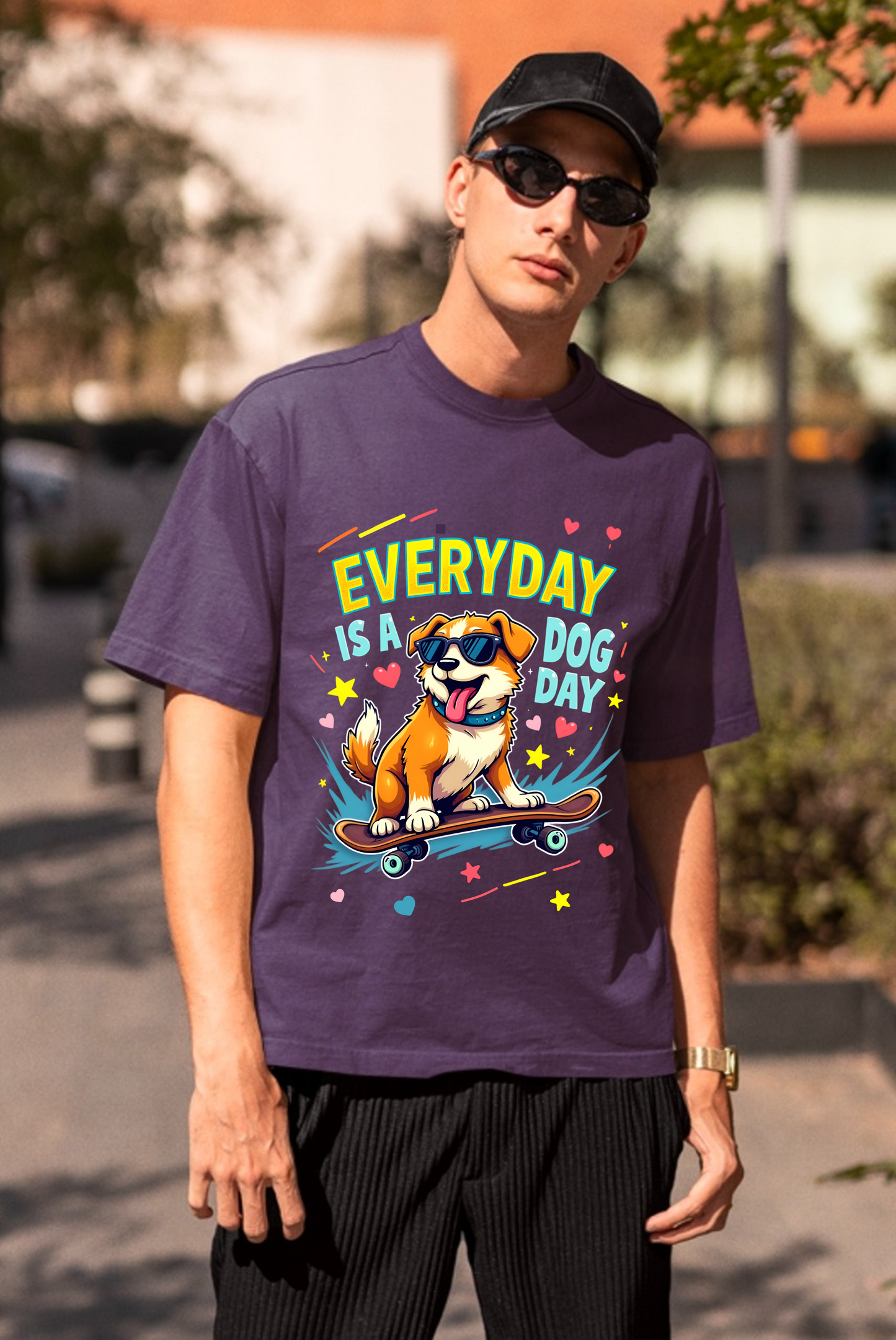 Everyday Is A Dog Day - Unisex Oversized Tshirt