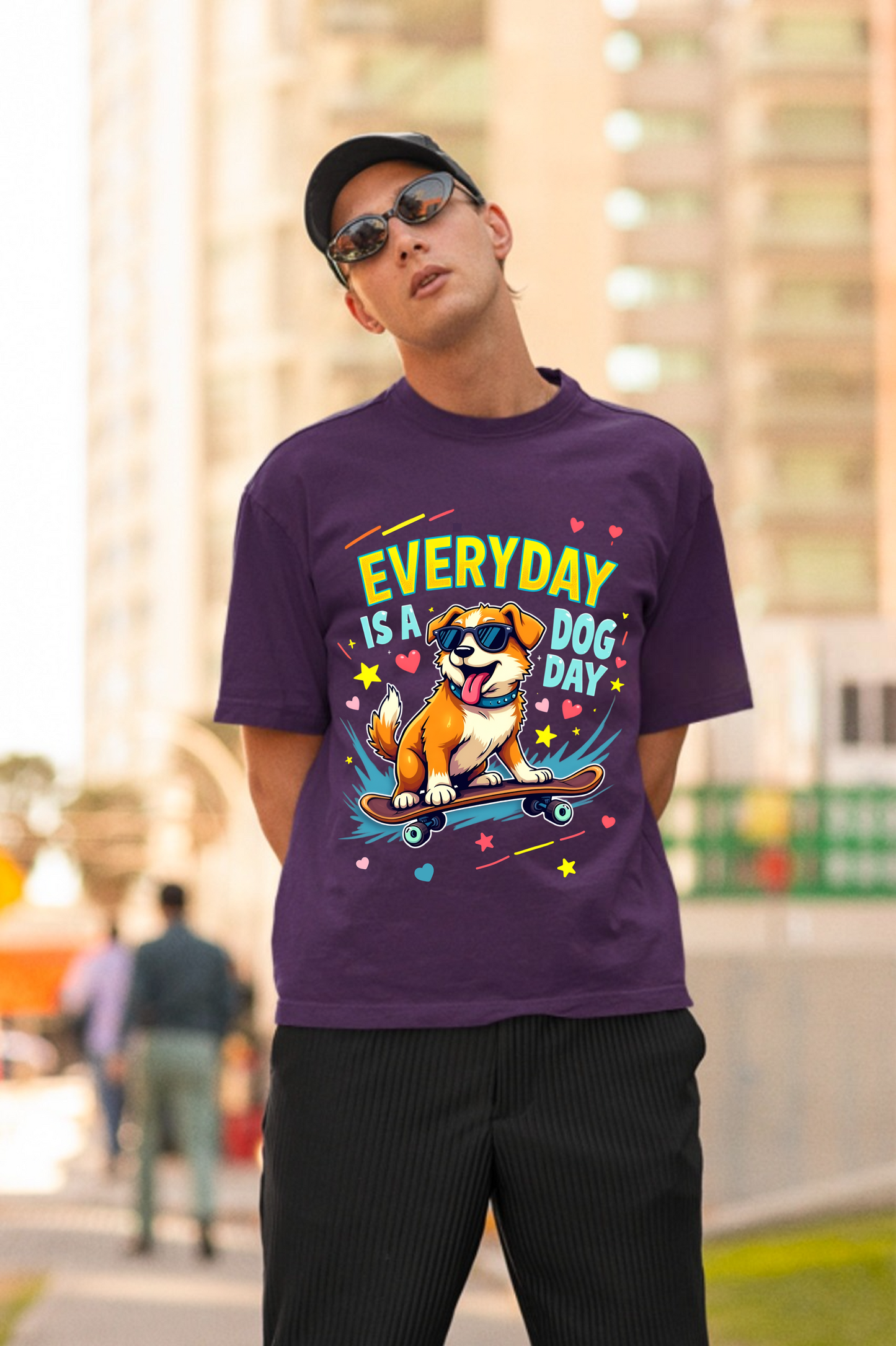 Everyday Is A Dog Day - Unisex Oversized Tshirt