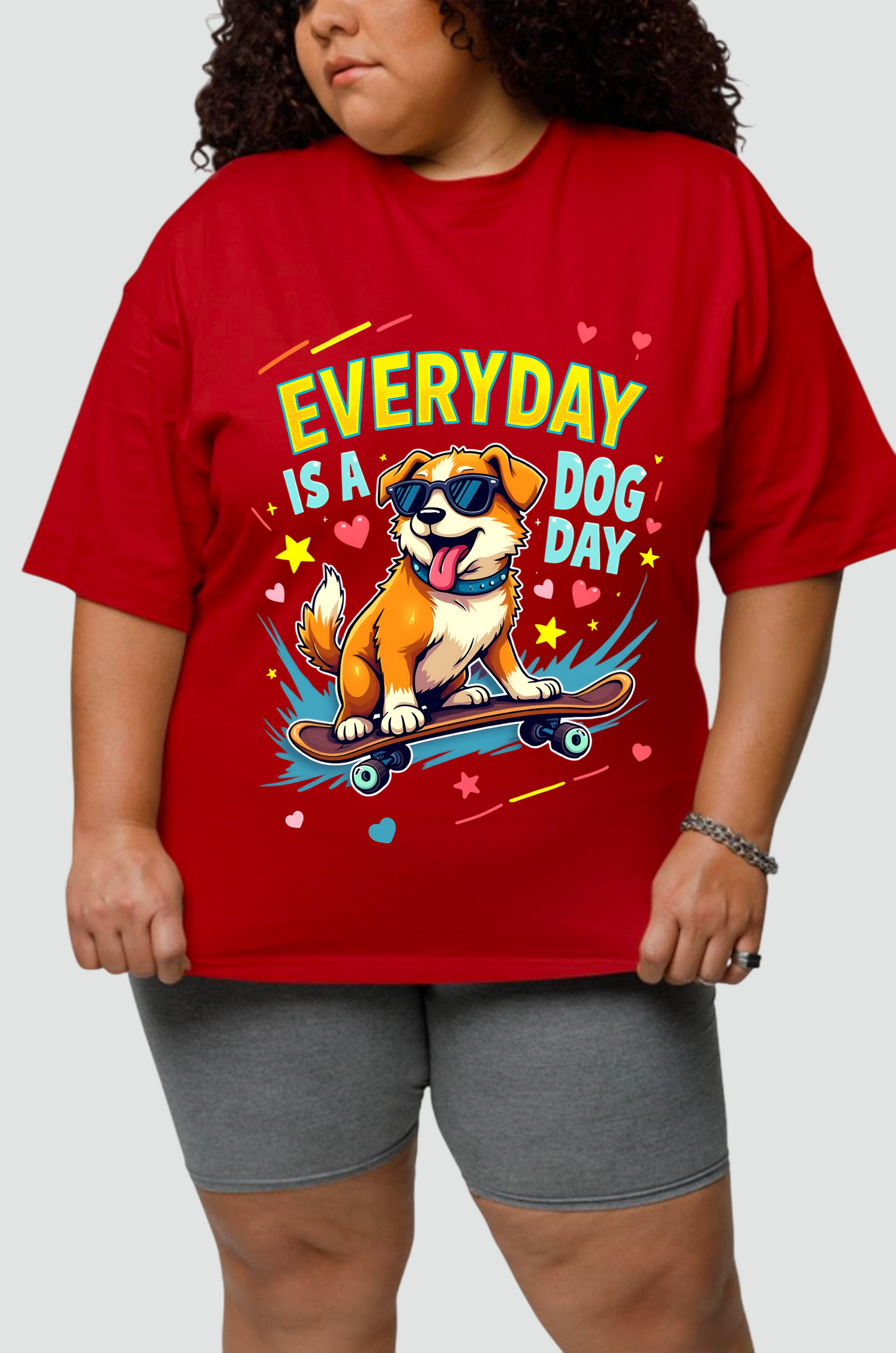 Everyday Is A Dog Day - Unisex Oversized Tshirt