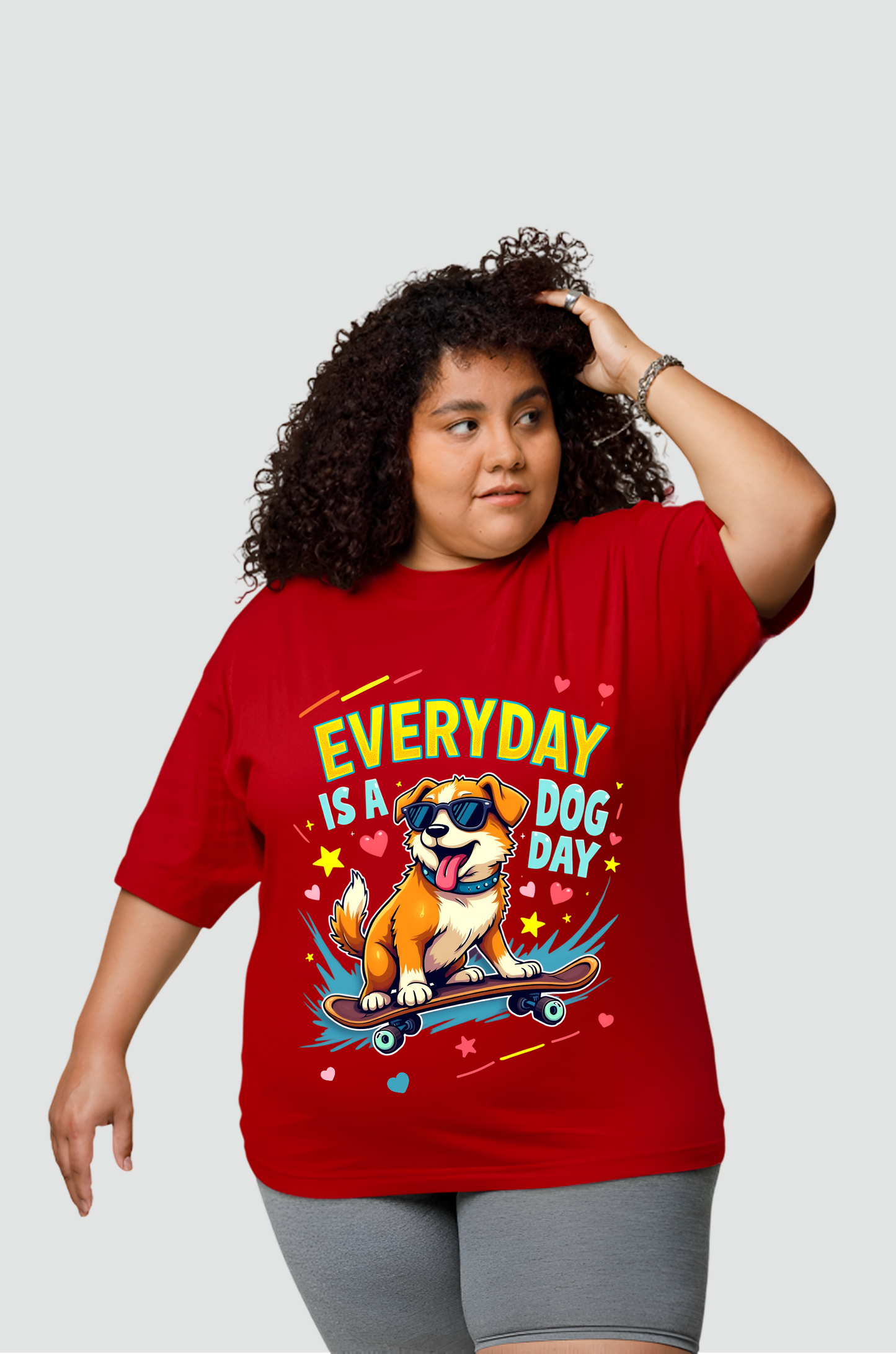 Everyday Is A Dog Day - Unisex Oversized Tshirt