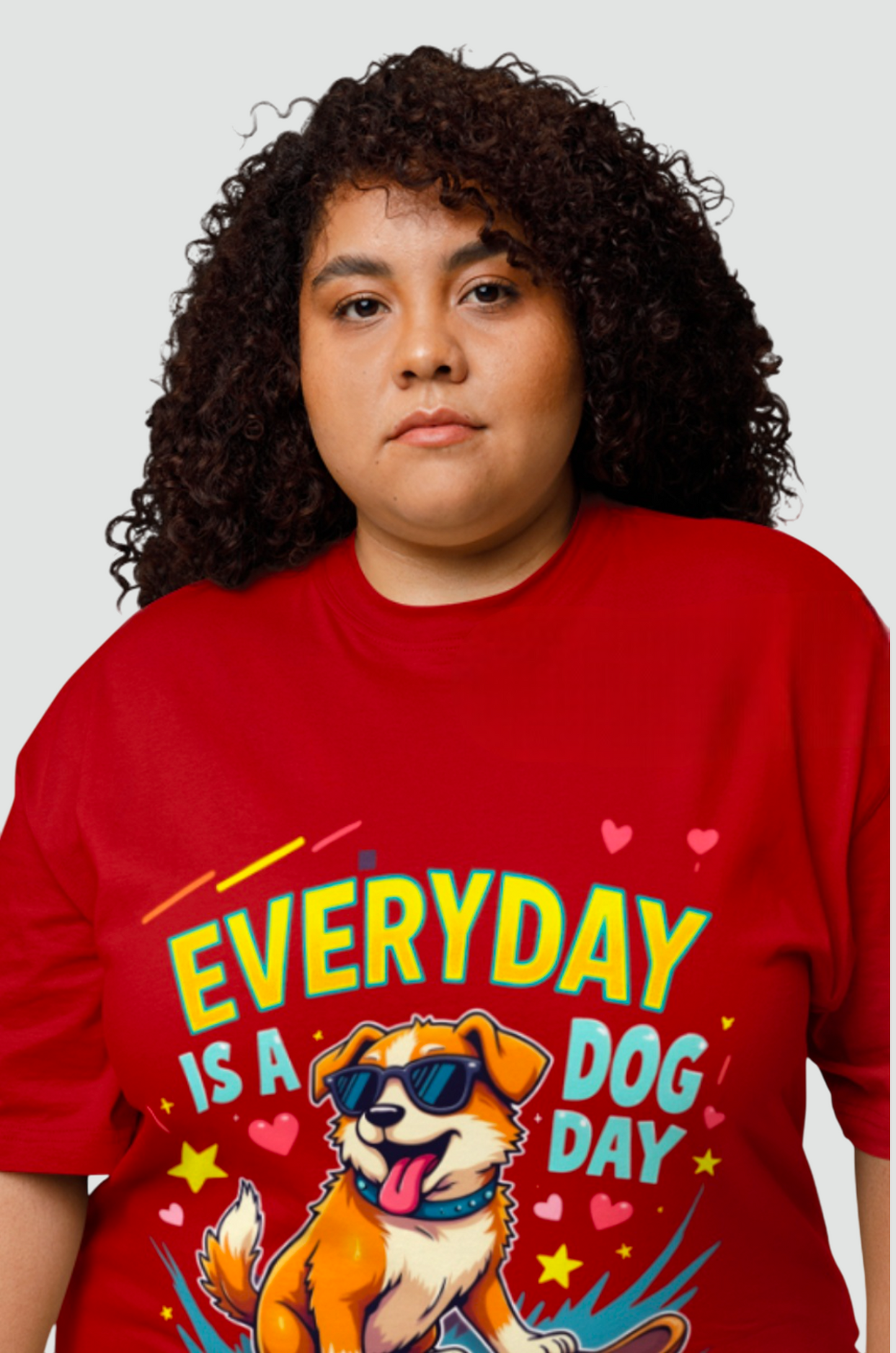 Everyday Is A Dog Day - Unisex Oversized Tshirt