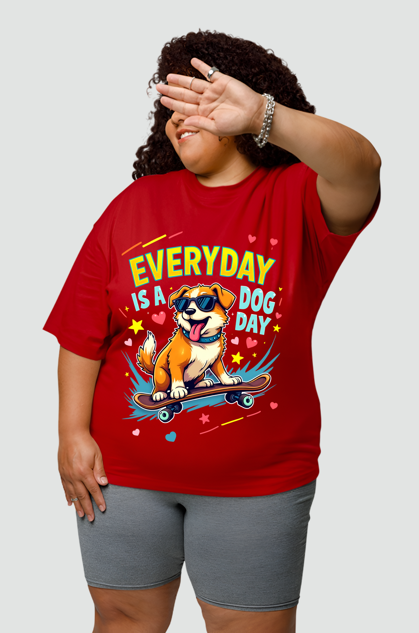 Everyday Is A Dog Day - Unisex Oversized Tshirt