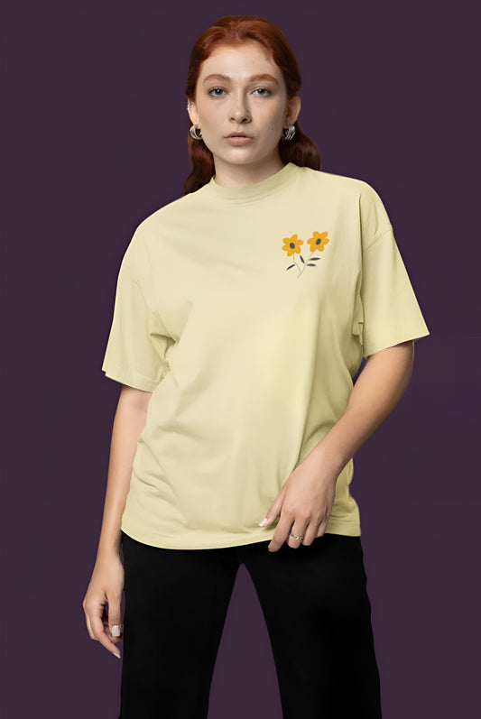 She Bloomed Loud - Oversized Tshirt