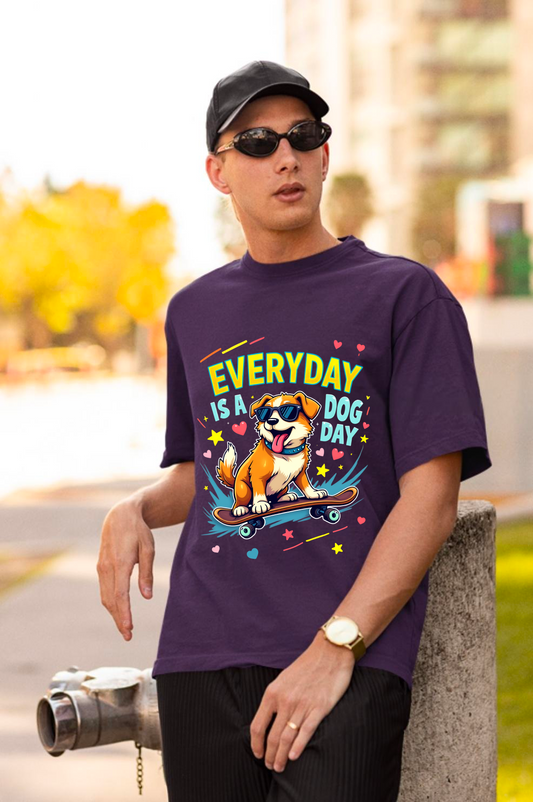 Everyday Is A Dog Day - Unisex Oversized Tshirt